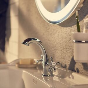 CARMEN maišytuvas praustuvui su click-clack d.v., chromas