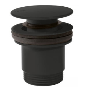 Dugno vožtuvas Tres Click-Clack, Ø63 mm, juodas matinis