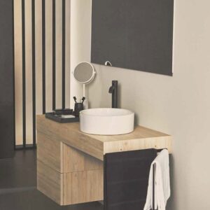 Ideal Standard Ceraline 100 aukštas praustuvo maišytuvas, matinė juoda