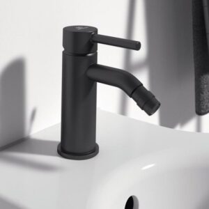 Ideal Standard Ceraline bide maišytuvas su dugno vožtuvu, matinė juoda