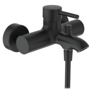 Ideal Standard Ceraline virštinkinis vonios/dušo maišytuvas su dušo komplektu, juoda matinė spalva