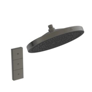 Idealrain SOLOS  lietaus dušo galva Ø300 mm, 3-jos. Elektroninis purškimo režimų perjungimas,šlifuotas magnetas