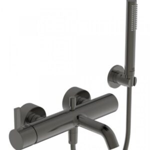 Joy virštinkinis vonios maišytuvas su  žarna, rankine dušo galva ir laikikliu, magnetic gray