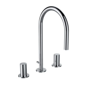 Kartell by LAUFEN Praustuvo maišytuvas, 3 dalių, sukiojamas 166 mm snapas, be d.v.