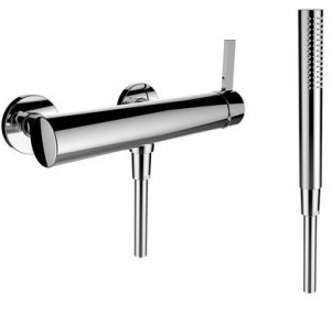 Kartell by LAUFEN dušo maišytuvas su rankiniu dušu, chromas