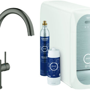 Plautuvės maišytuvas Blue Home C-snapas, hard brush grafit