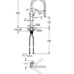 Plautuvės maišytuvas ESSENCE brushed warm sunset