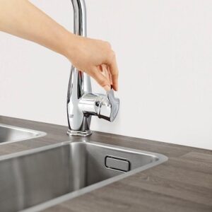 Plautuvės maišytuvas Parkfield su ištraukiama žarnele, chromas