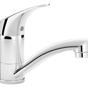 Plautuvės maišytuvas TALAS sukiojamu snapu 143 mm, chromas