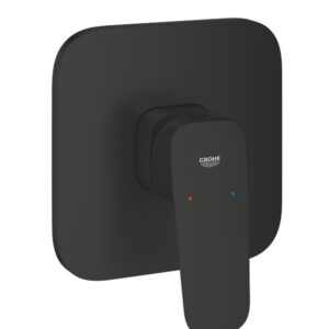 Potinkinio dušo maišytuvo Grohe Cubeo virštinkinė dalis, matinė juoda sp.