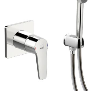 Potinkinis Saga bidetta komplektas, chromuotas