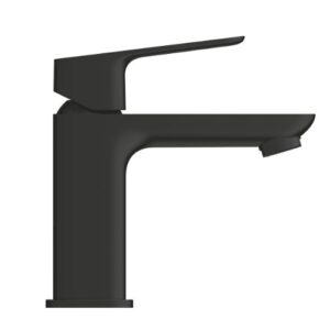 Praustuvo maišytuvas Grohe Cubeo ES, 1/2, S dydžio, su PushOp d.v., matinė juoda sp.