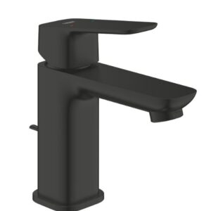 Praustuvo maišytuvas Grohe Cubeo ES, 1/2, S dydžio, su d.v., matinė juoda sp.