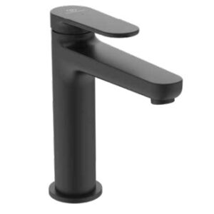 Praustuvo maišytuvas Ideal Standard CERAFINE O Nuovo H120, be dugno vožtuvo, BlueStart, 3,8 l/min, matinė juoda