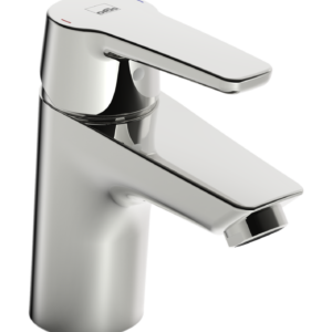 Praustuvo maišytuvas Saga be d.v, pajungimas lanksčiomis žarnelėmis