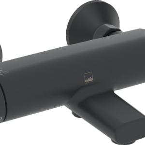 Termostatinis vonios ir dušo maišytuvas Oras Nova, juoda matinė spalva