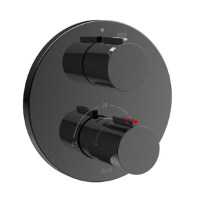 Virštinkinė termostatinio maišytuvo T-1000 Raund dalis,sp.Titanium black