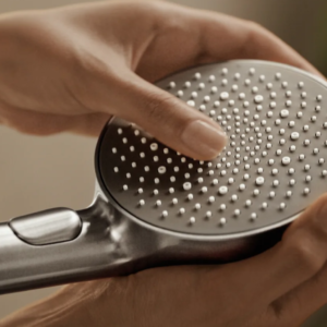 Vonios ir dušo maišytuvas su dušo komplektu Oras Aurelia 4749-80 plieno sp