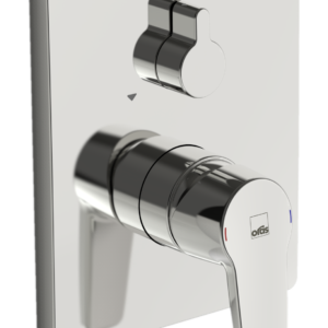 Vonios ir dušo maišytuvo Saga virštinkinė dalis, chromas